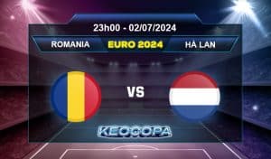 Soi kèo trận Romania vs Hà Lan